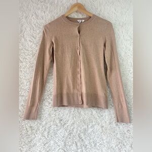 Button up crew neck cardigan